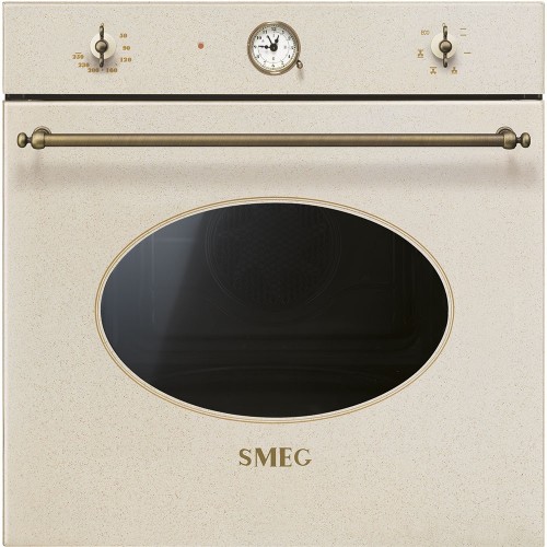 Smeg Ventilated oven SF800AVO 60 cm oat / antique brass finish