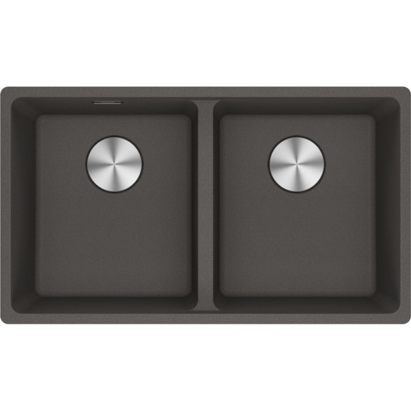 114.0714.185 Franke: Maris MRG 620-35-35 114.0714.185 double bowl sink, slate grey finish, 76x44 cm