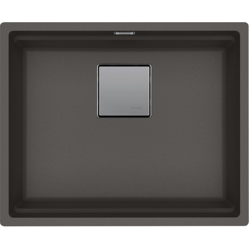 125.0714.193 Franke: Single bowl sink Kubus 2 KNG 110-52 125.0714.193 undermount sink, slate grey finish, 52x42 cm