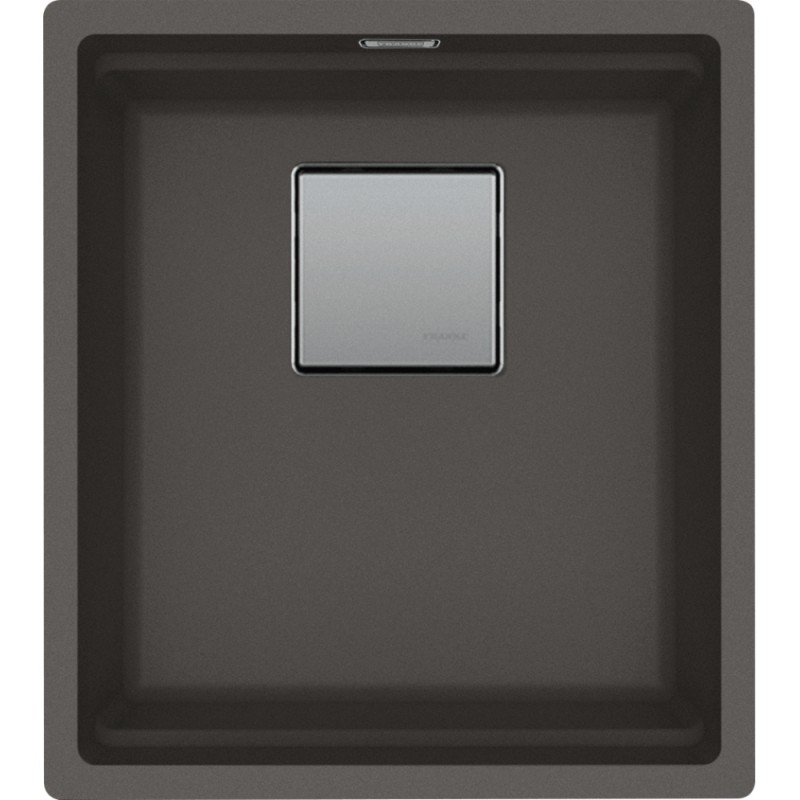 125.0714.192 Franke: Single bowl sink Kubus 2 KNG 110-37 125.0714.192 undermount sink, slate grey finish, 37x42 cm