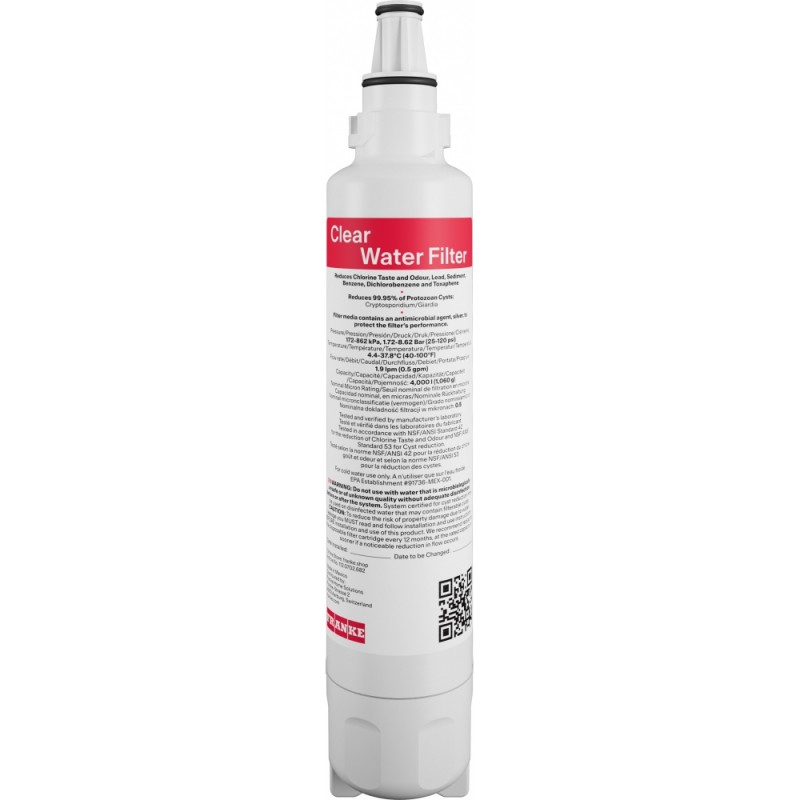112.0702.682 Franke Clear Water Replacement Filter 112.0702.682