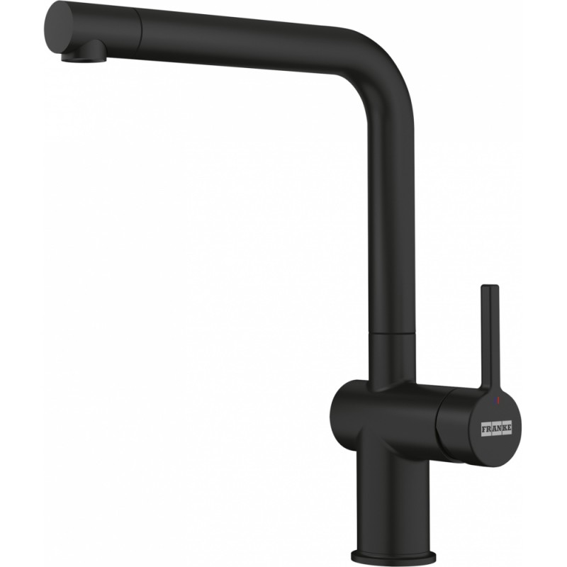 115.0653.371 Franke: Active 115.0653.371 single-lever mixer tap with black matt finish