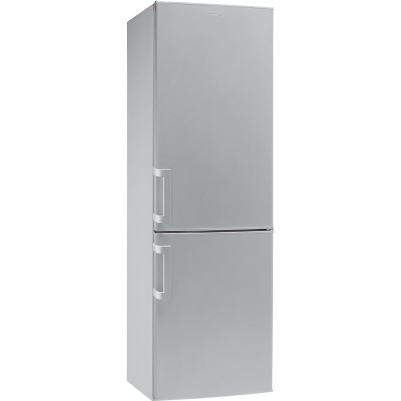  Smeg 60 cm free-standing combined refrigerator CF33SF silver finish
