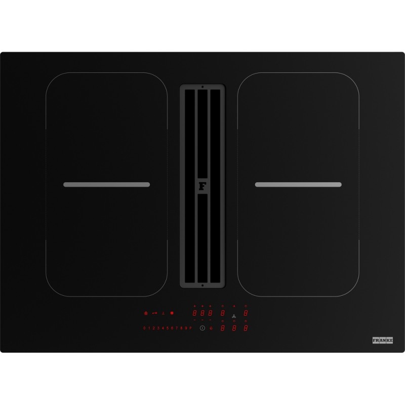 340.0705.338 Plaque de cuisson à induction Franke Smart 2Gether Black Lines FSM 7081R HI 340.0705.338 de 70 cm avec hotte à recirculatio