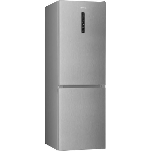 Smeg Refrigerador combinado independiente FC19XDND 60 cm acabado en acero inoxidable