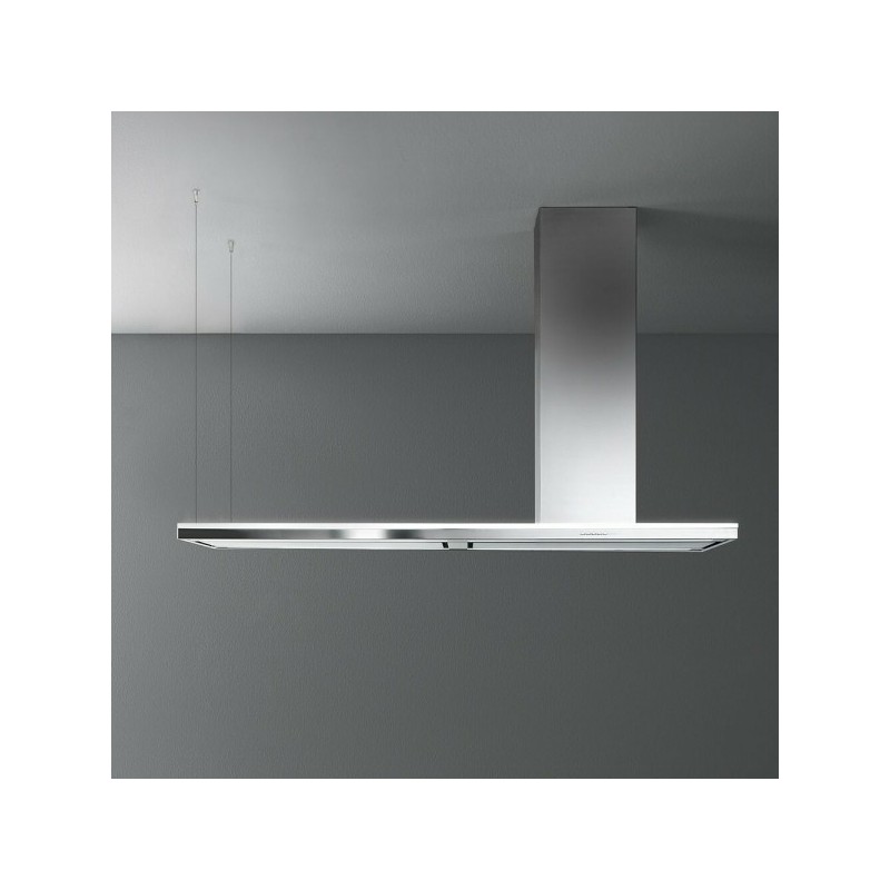 CLUI75.E4P2#NEUI490F Falmec Hotte îlot Lumen 175 NRS 175 cm finition acier inoxydable - Version droite