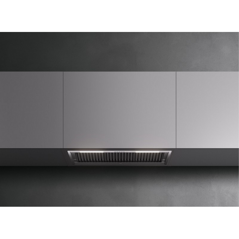 CGPW90.E3P2#EUI490F Hotte encastrable Falmec Gruppo Incasso Plus No-Drop, 90 cm, finition inox