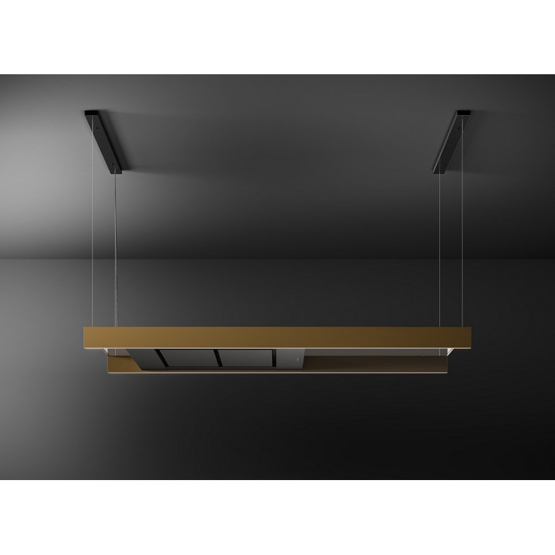 CLTI20.E0P2#BRSN451F Falmec Hotte îlot Light 120 cm finition bronze