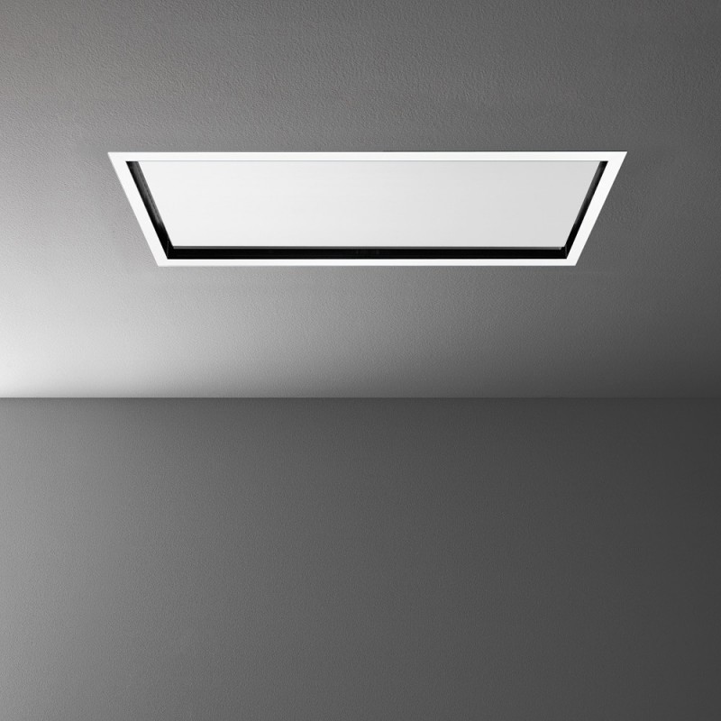 CNBI90.E2P2#ZZZB400F Hotte de plafond Falmec Nube, finition blanche, 90 cm