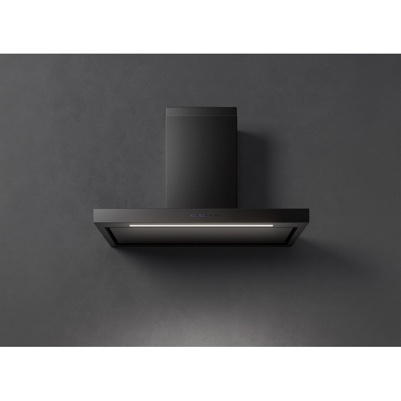 CPLN90.E23P2#EUN490F Falmec Plane Plus hotte murale, 90 cm finition noire