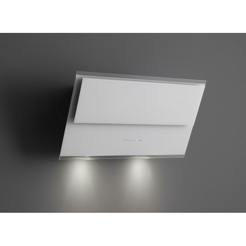 CVXN55.E2P2#ZZZF491F Falmec Verso Easy hotte murale, finition blanche 55 cm