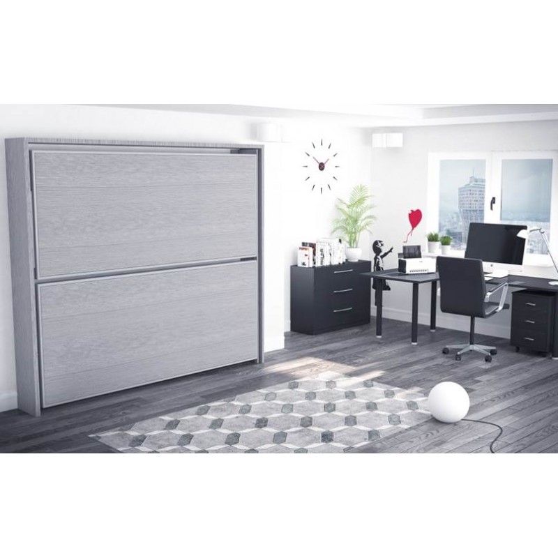 ANGEL Livraison rapide - SmartBeds ANGEL Lit superposé escamotable 213 cm  45 / 5.000 en finition blanc frêne