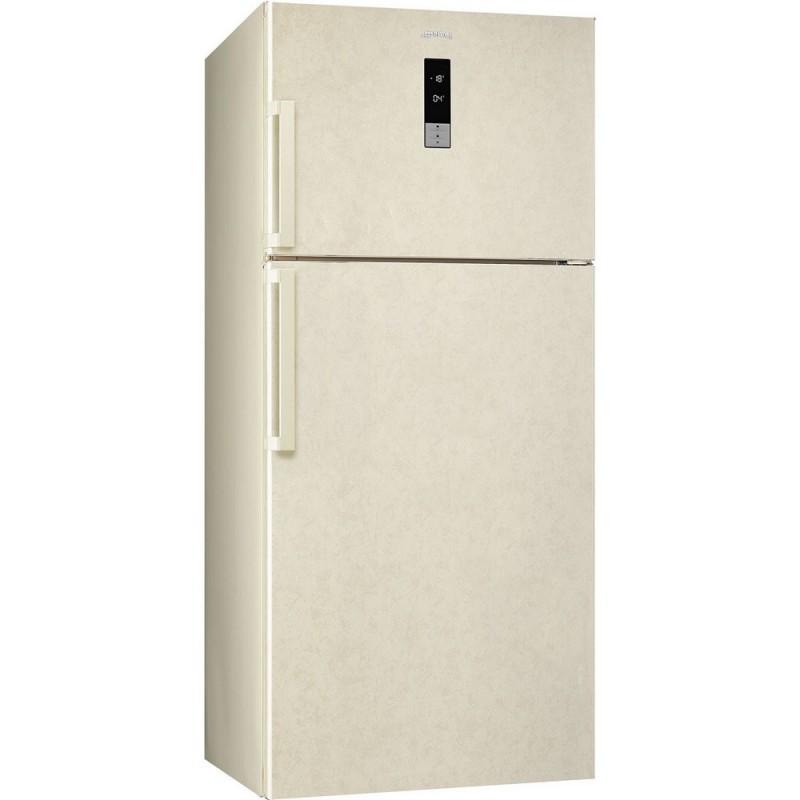  Smeg Réfrigérateur pose libre double porte FD84EN4HM finition effet marbre 84 cm