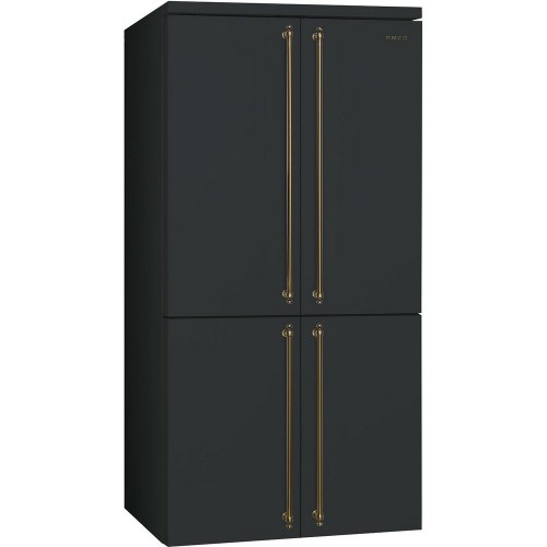 Smeg Free-standing refrigerator side by side 4 doors FQ60CAO5 anthracite finish 91.5 cm
