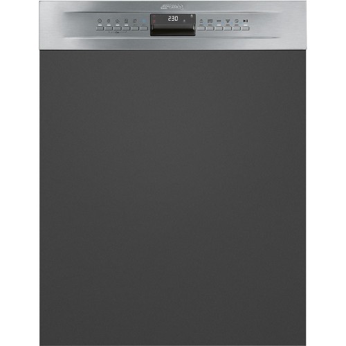 Smeg Partially integrated built-in dishwasher PL364CX with 60 cm stainless steel front panel