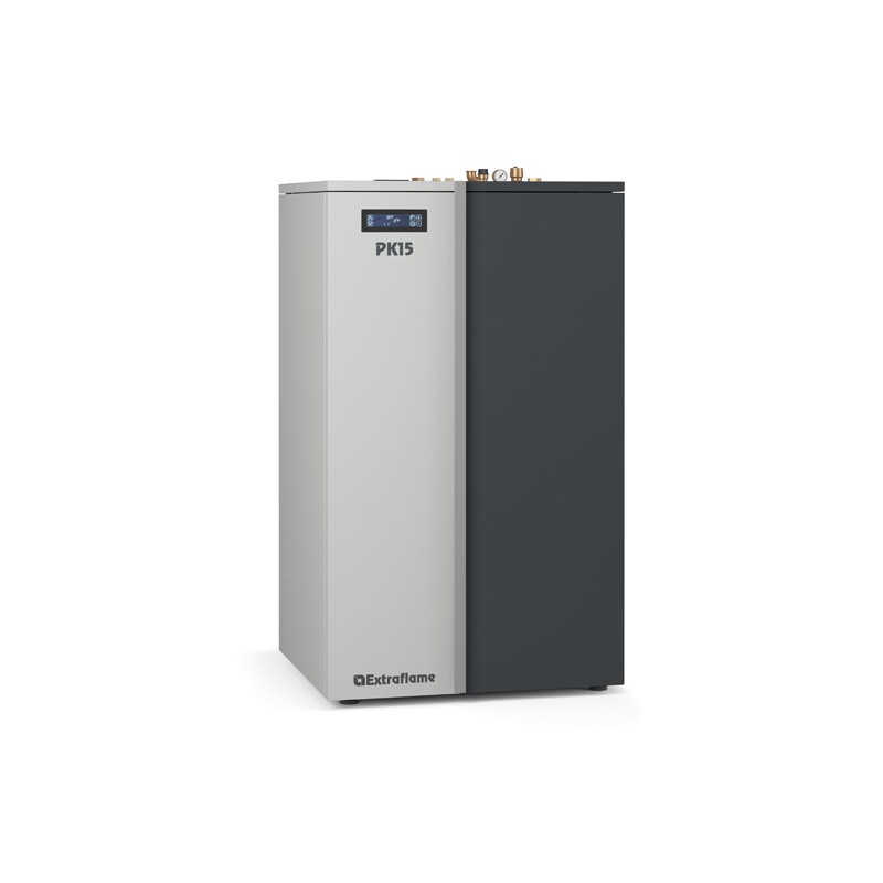 1202700 Extraflame Pellet boiler PK15 1202700 light grey/dark grey finish