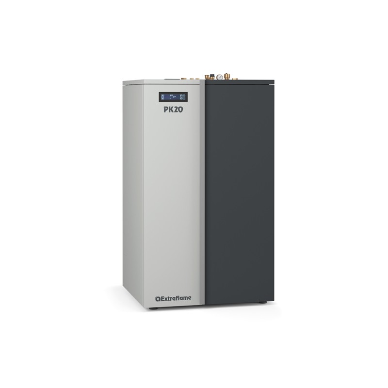 1202800 Extraflame Pellet boiler PK20 1202800 light grey/dark grey finish