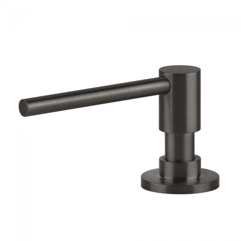 29660 707 Gessi Top loading soap dispenser 29660 707 Black Metal Brushed PVD finish