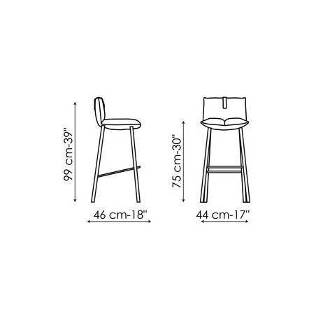 Sgabello_Pil too H75