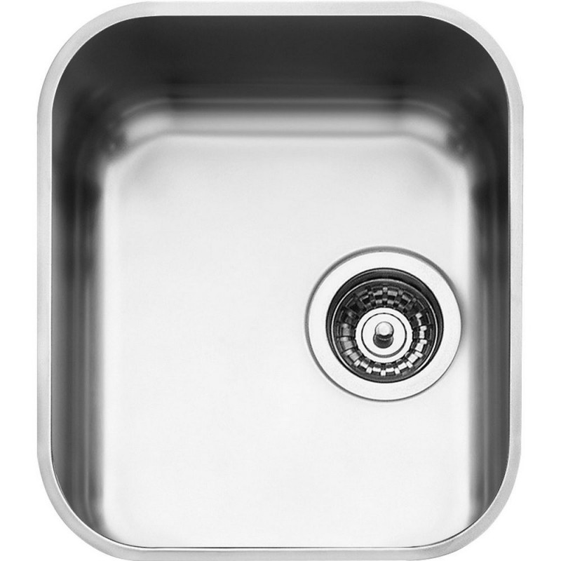  Évier Smeg UM34 à une cuve, finition acier inoxydable brossé, 34 cm