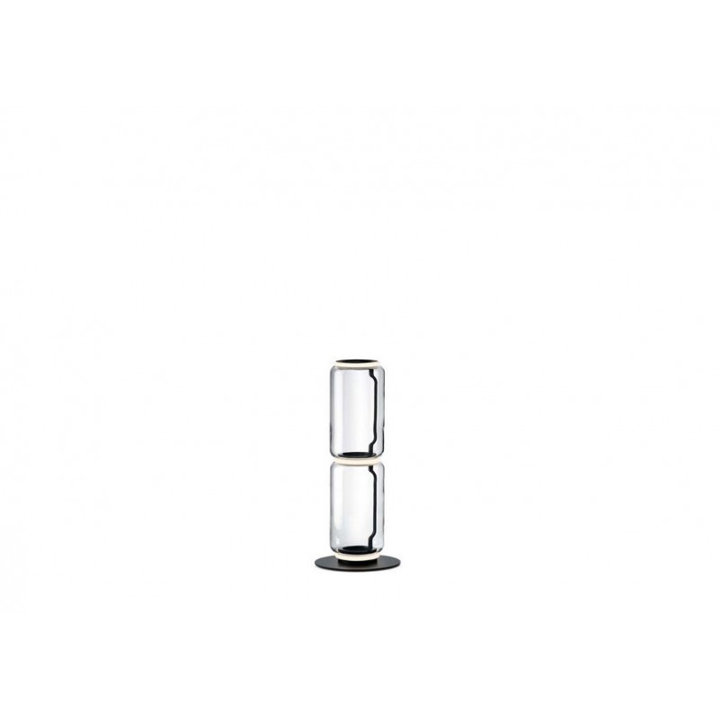 NOCTAMBULE FLOOR 2 High Lampadaire Flos Noctambule Floor 2 High Cylindre Small Base, finition noire