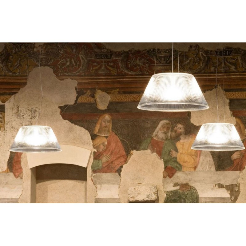 ROMEO MOON S2 Flos Romeo Moon Suspension 2 diffused light pendant lamp in glass