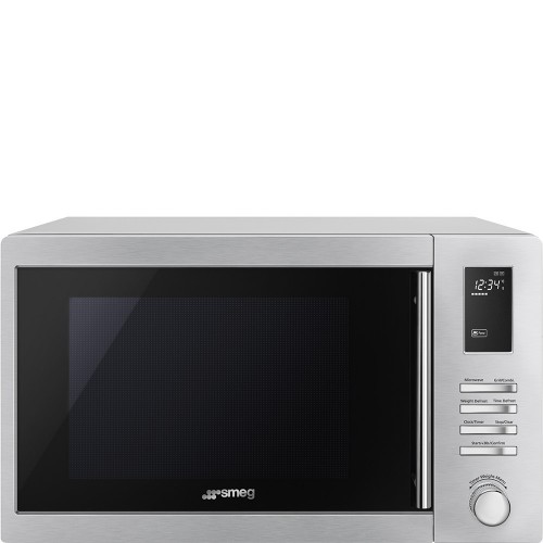 PRONTA CONSEGNA - Summer Sale: Smeg Forno microonde con grill da appoggio MOE25X finitura acciaio inox da 50 cm