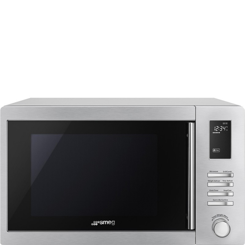  PRONTA CONSEGNA - Summer Sale: Smeg Forno microonde con grill da appoggio MOE25X finitura acciaio inox da 50 cm