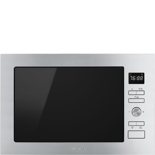 Smeg Microwave oven with built-in grill FMI425X 60 cm stainless steel finish