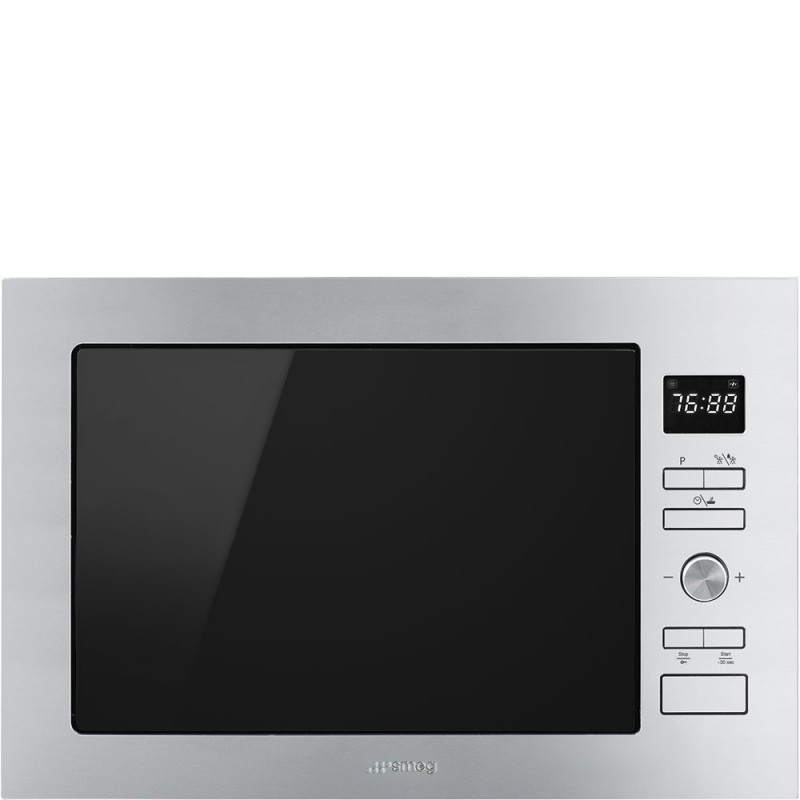  Four à micro-ondes encastrable Smeg FMI425X 60 cm avec grill, finition inox