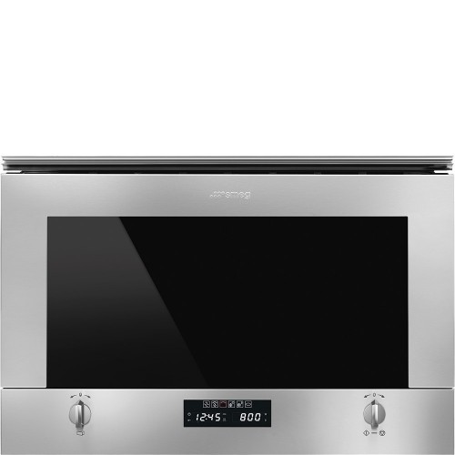 Four à micro-ondes encastrable Smeg MP422X1 avec grill, 60 cm, finition inox