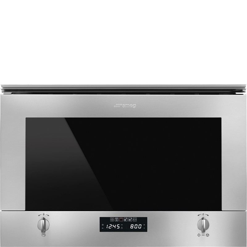  Smeg MP422X1 built-in microwave oven with grill, 60 cm, stainless steel finish