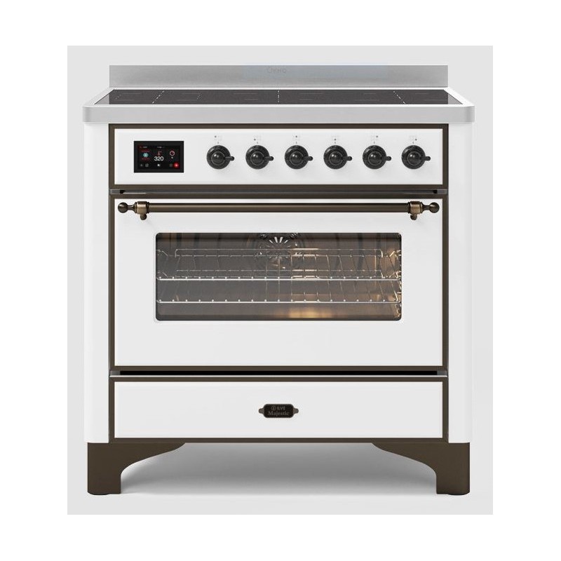 MI096NE3 Ilve Cucina M09N Majestic MI096NE3 Plaque de cuisson à induction 91,1 cm