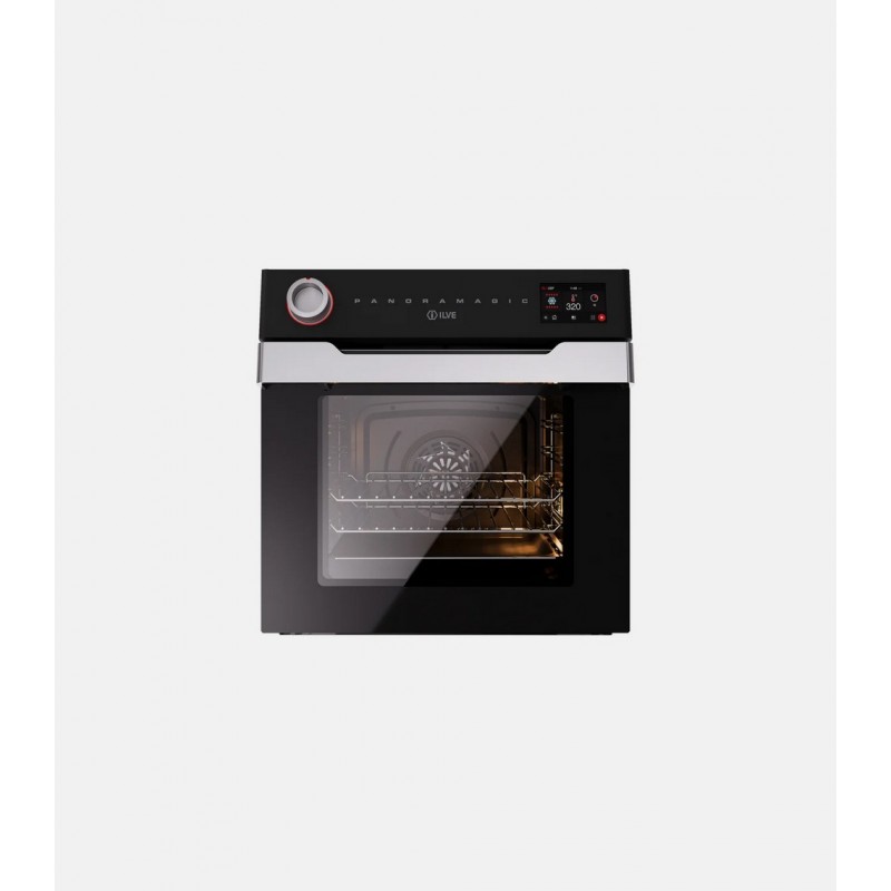 OV60PMT3/MK Four électrique encastrable Ilve Panoramagic OV60PMT3-MK de 60 cm avec finition noire