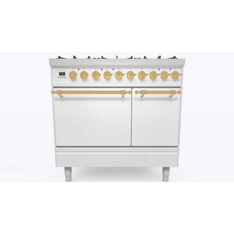 PD096QNE3 Ilve Cucina PD09N encastrable Nostalgie PD096QNE3 four double aveugle et plaque de cuisson 6 feux 90 cm