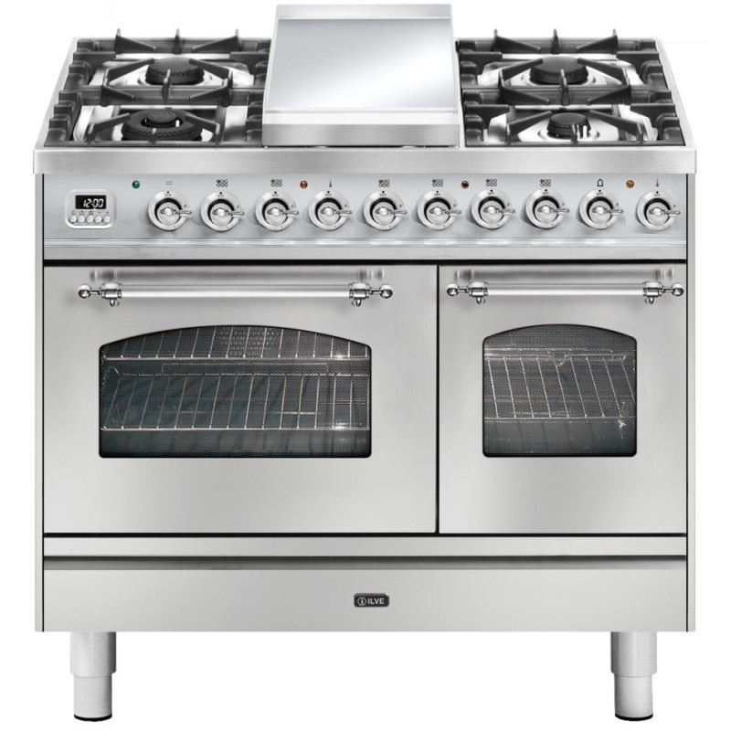 PD10FDNE3 Ilve Cucina PD10N encastrable Nostalgie PD10FDNE3 double four et plaque de cuisson 6 feux avec plaque de cuisson et double 10