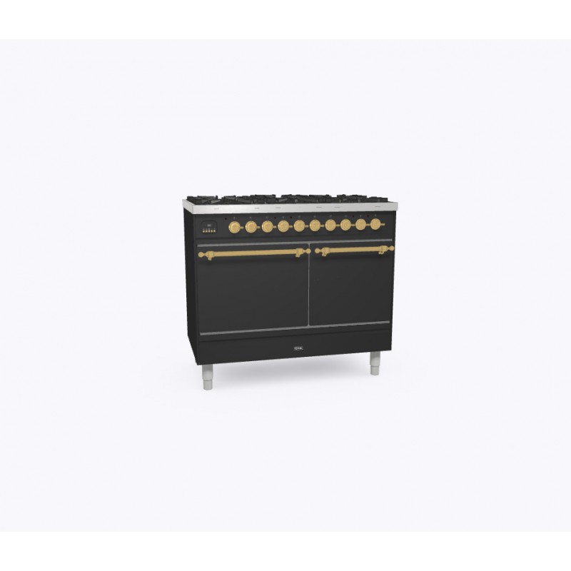 PD106QNE3 Ilve Cucina PD10N encastrable Nostalgie PD106QNE3 four double aveugle et plaque de cuisson 6 feux 100 cm