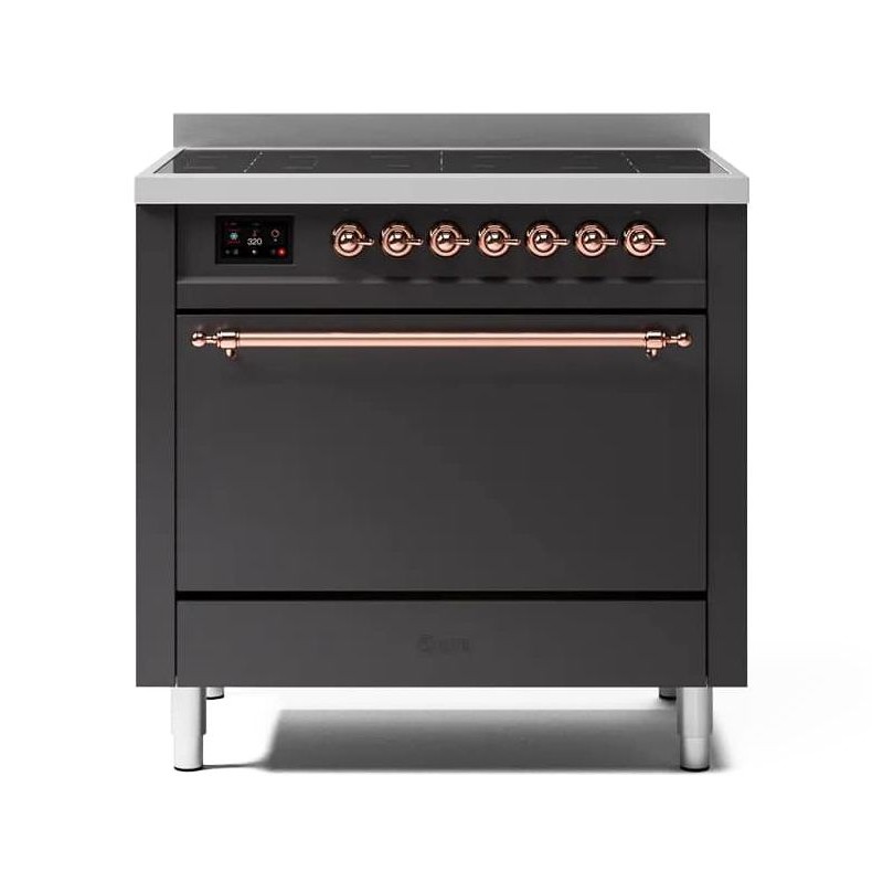 PI366QNSY Ilve Cucina P36N built-in Nostalgie PI366QNSY blind pyrolytic oven and 91.1 cm induction hob