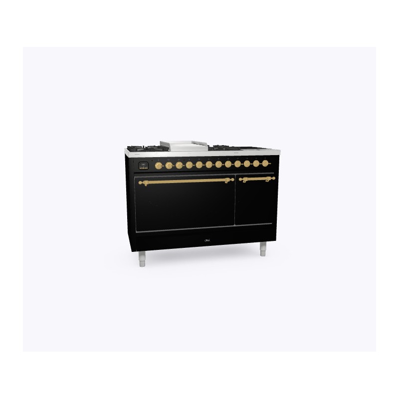 P12FIDQNE3 Ilve Cucina P12N encastrable Nostalgie P12FIDQNE3 four double aveugle et plaque de cuisson 6 feux avec plaque de cuisson et d