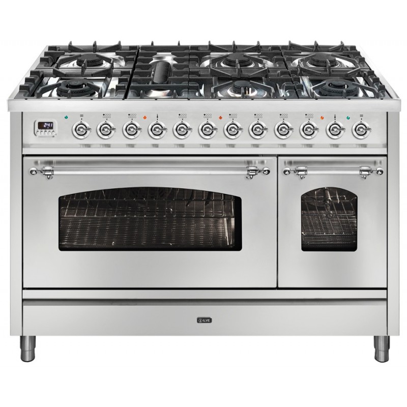 P127DNE3 Ilve Cucina P12N encastrable Nostalgie P127DNE3 double four et plaque de cuisson 7 feux avec double 120 cm