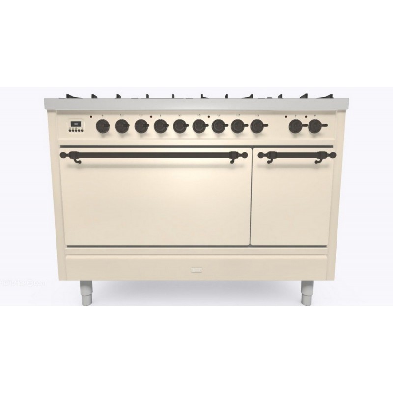 P127DQNE3 Ilve Cucina P12N built-in Nostalgie P127DQNE3 double blind oven and 7-burner hob with dual 120 cm