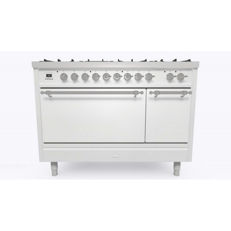 P127QNE3 Ilve Cucina P12N encastrable Nostalgie P127QNE3 four double aveugle et plaque de cuisson 7 feux 120 cm
