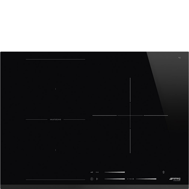  Smeg Placa de inducción SI1M7733B en vitrocerámica acabado negro 70 cm