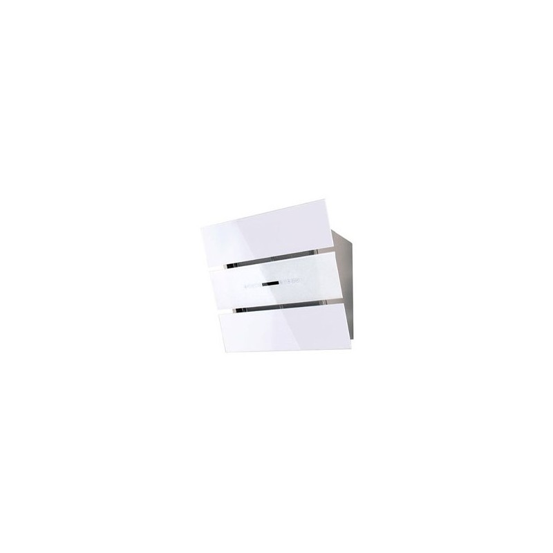 110.0182.019#BF24 PRONTA CONSEGNA - Faber Cappa a muro aspirante EKO XS EG6 WH A55 110.0182.019 finitura vetro bianco e inox da 55 cm