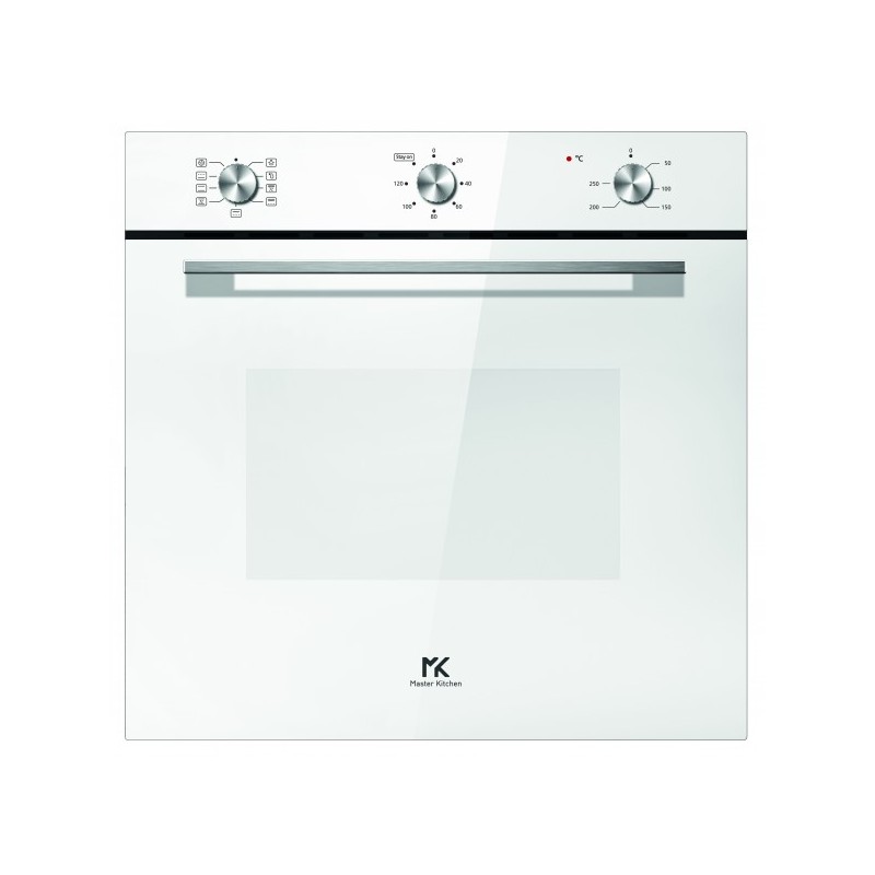 MKO 902-PR M WH#BF24 Four multifonction Master Kitchen MKO 902-PR M WH 60 cm finition verre blanc