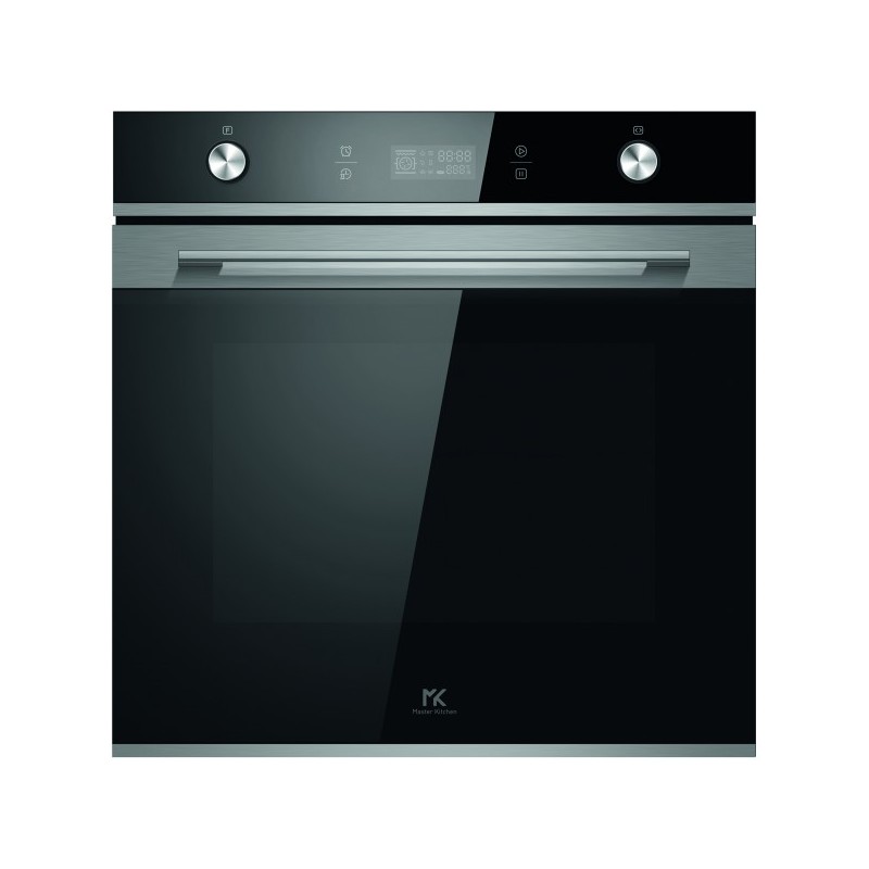MKO 1307-ED M P BK#BF24 Master Kitchen MKO 1307-ED MP BK 60 cm black glass finish pyrolytic multifunction oven