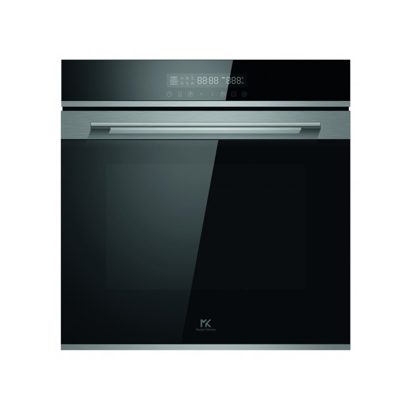 MKO 1309-ED CS BK#BF24 Four vapeur combiné multifonction Master Kitchen MKO 1309 ED CS BK 60 cm finition verre noir