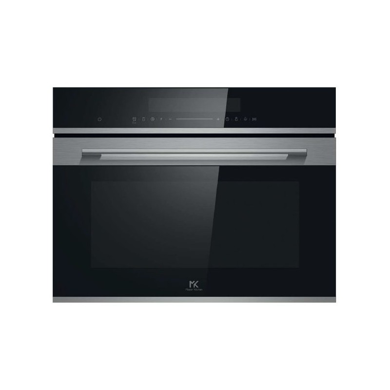 MKO 45509CS-ED BK#BF24 Master Kitchen Compact multifunction steam oven MKO 45509 CS ED BK black glass finish 60 cm