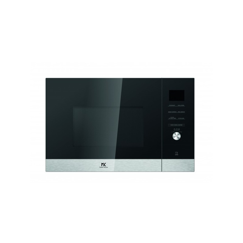 MKMW 3825-ED BK#BF24 Master Kitchen Microwave Oven with Grill MKMW 3825-ED BK Black Glass Finish 60cm