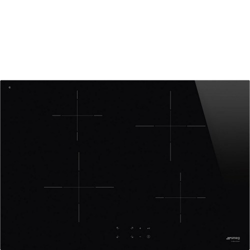 PRONTA CONSEGNA - Smeg Piano cottura a induzione SI2741D in vetroceramica nero da 75 cm